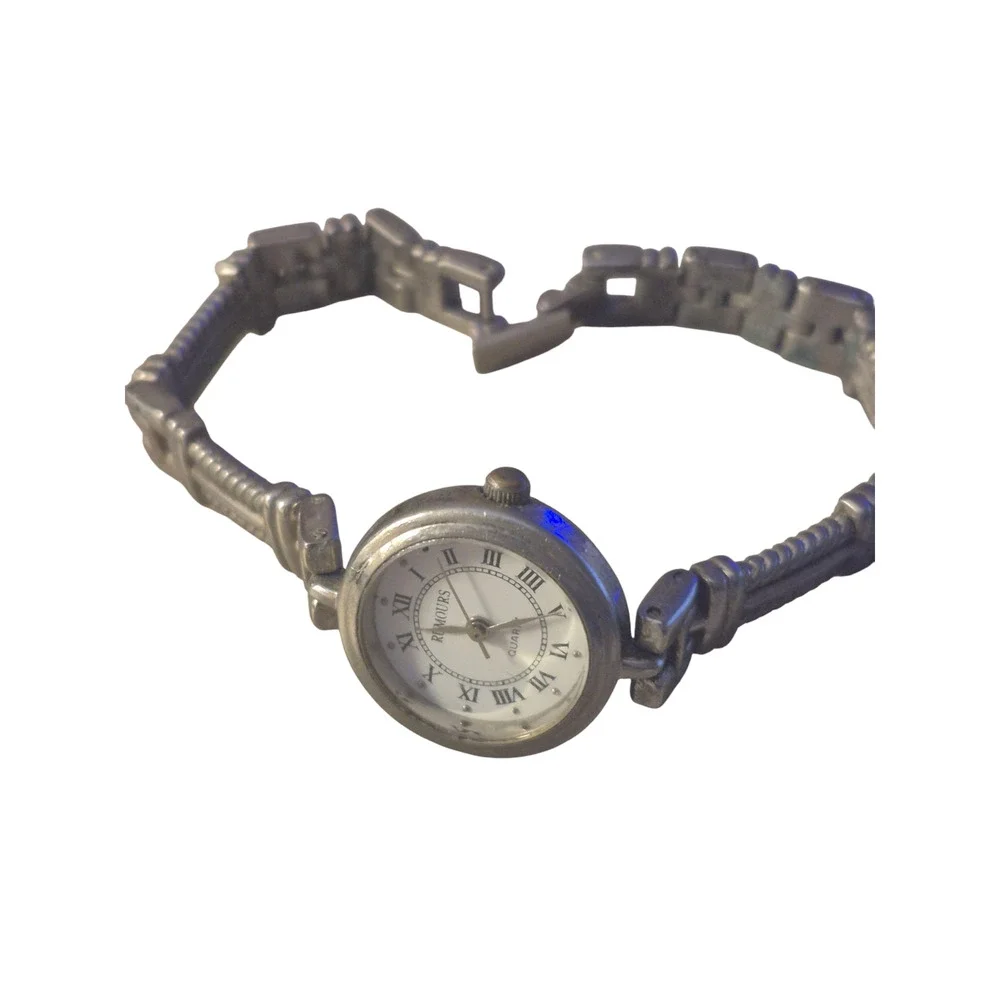 Rumours Womens Watch BOHO 60s Mid Century styled band New Battery HIppie Unusual